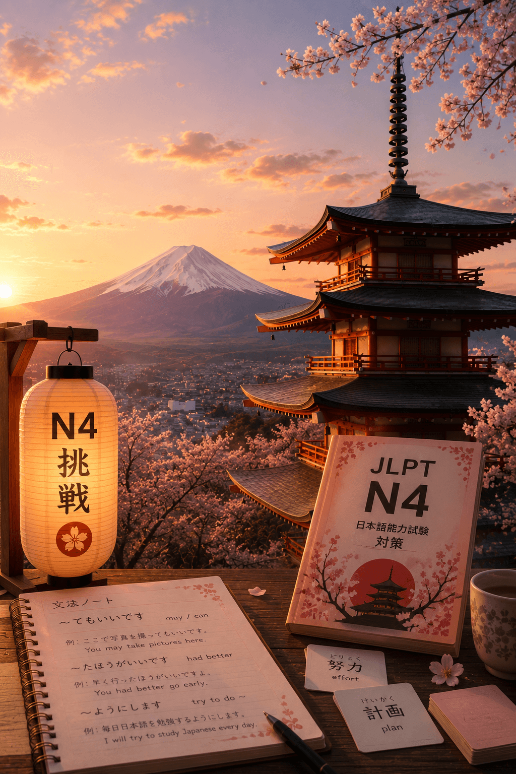 JLPT N4 course cover